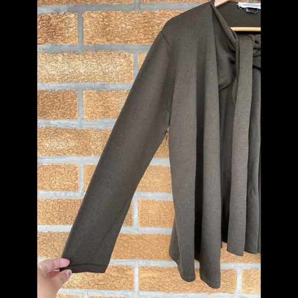 Marina Rinaldi virgin wool cardigan medium - Picture 3 of 10
